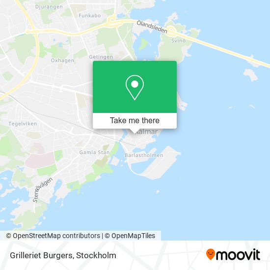 Grilleriet Burgers map