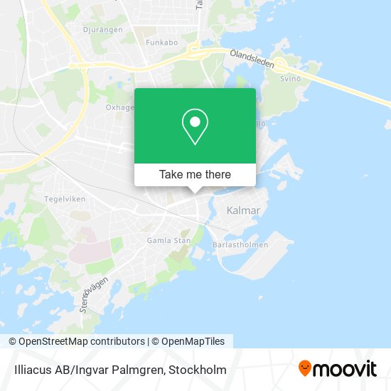 Illiacus AB/Ingvar Palmgren map