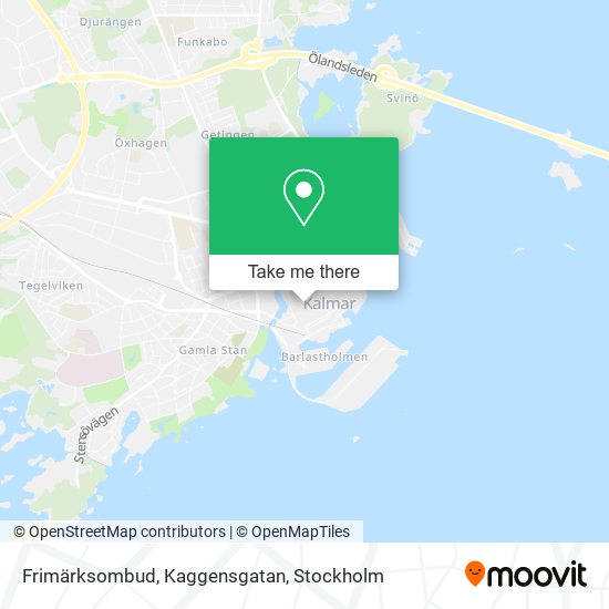 Frimärksombud, Kaggensgatan map