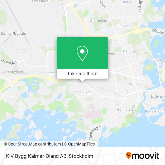 K-V Bygg Kalmar-Öland AB map