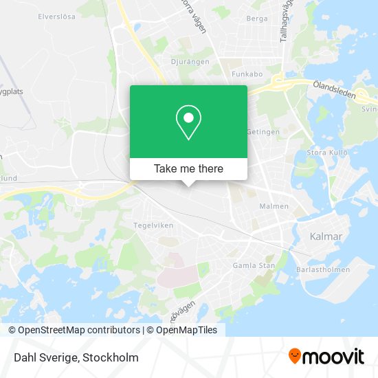 Dahl Sverige map