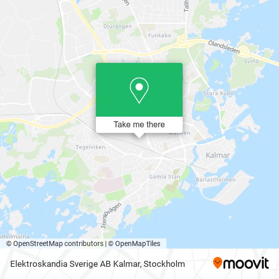 Elektroskandia Sverige AB Kalmar map