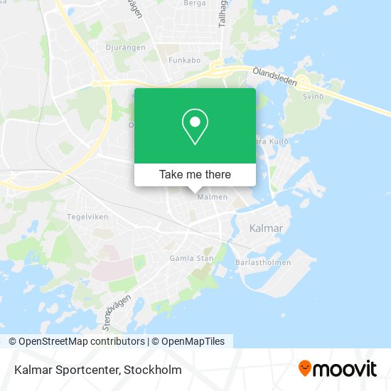 Kalmar Sportcenter map