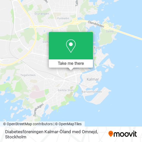 Diabetesföreningen Kalmar-Öland med Omnejd map