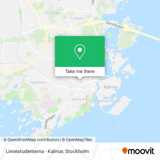 Linnéstudenterna - Kalmar map