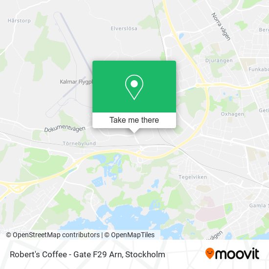 Robert's Coffee - Gate F29 Arn map