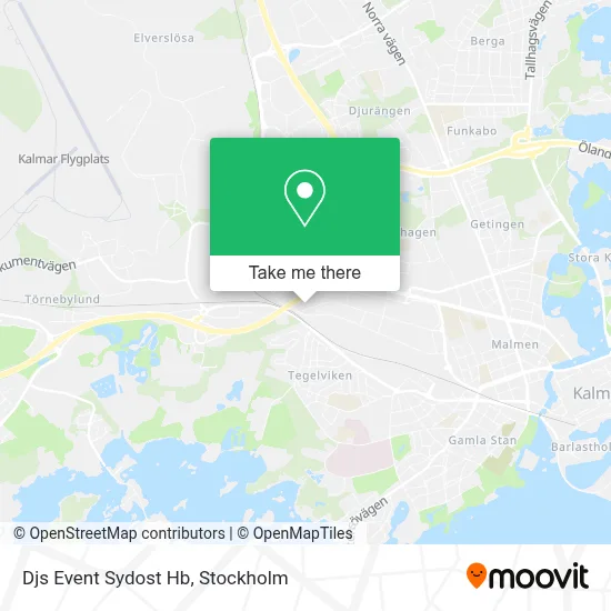 Djs Event Sydost Hb map