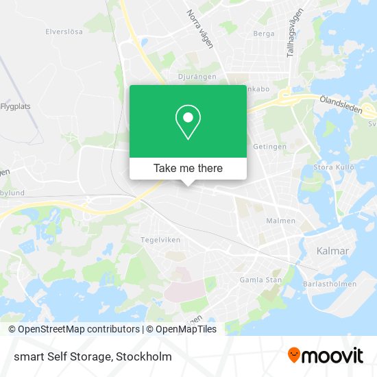 smart Self Storage map