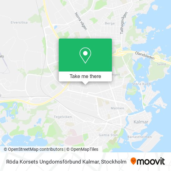 Röda Korsets Ungdomsförbund Kalmar map