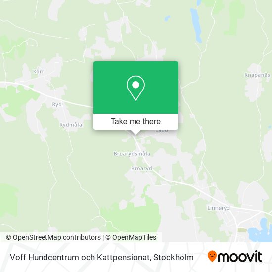 Voff Hundcentrum och Kattpensionat map