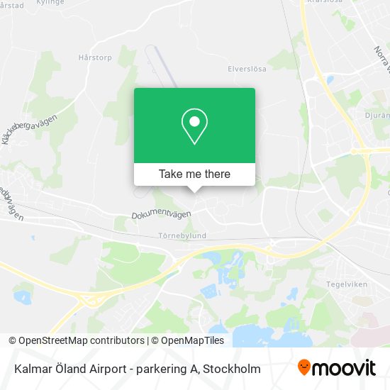 Kalmar Öland Airport - parkering A map