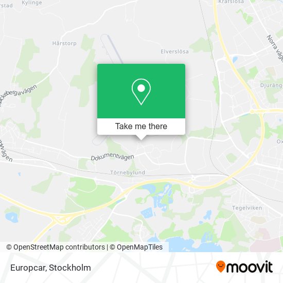 Europcar map