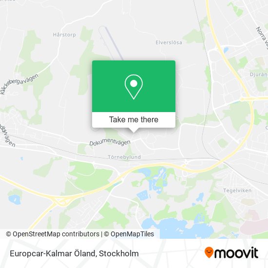 Europcar-Kalmar Öland map