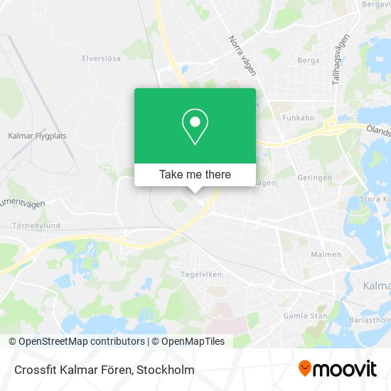 Crossfit Kalmar Fören map