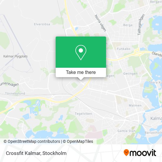 Crossfit Kalmar map