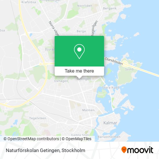 Naturförskolan Getingen map