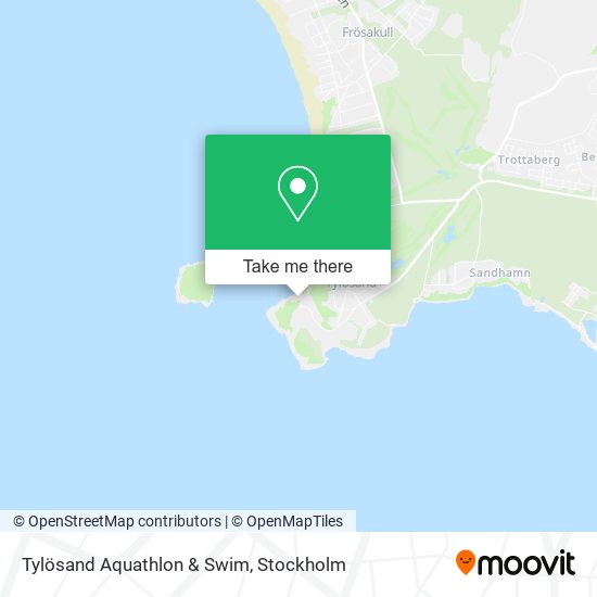 Tylösand Aquathlon & Swim map