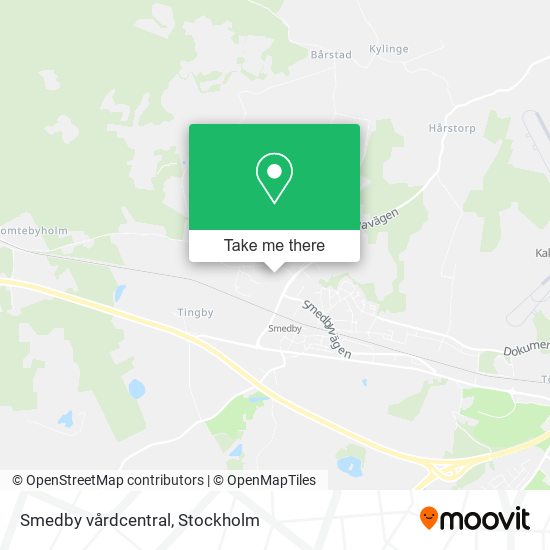 Smedby vårdcentral map