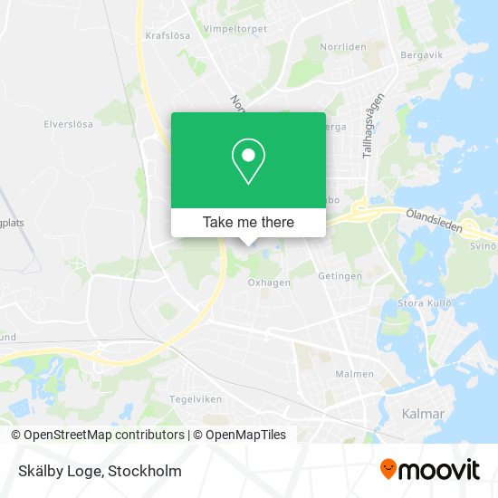 Skälby Loge map