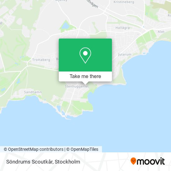 Söndrums Scoutkår map