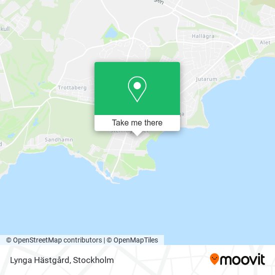 Lynga Hästgård map