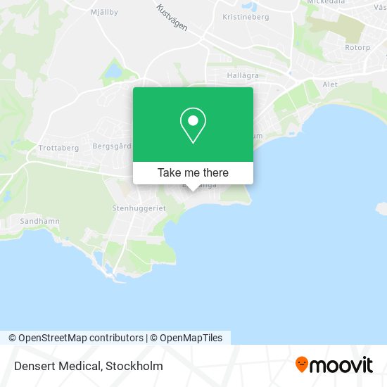 Densert Medical map