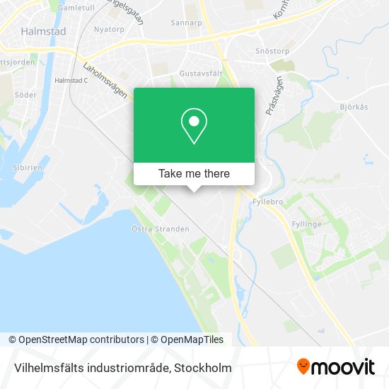 Vilhelmsfälts industriområde map