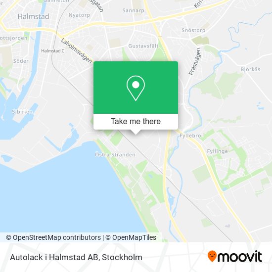 Autolack i Halmstad AB map