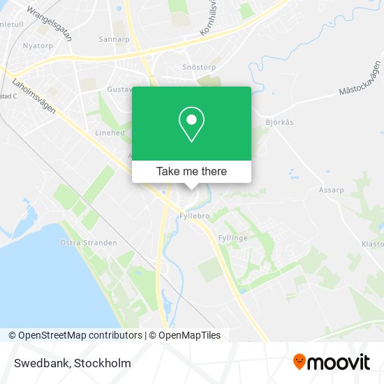 Swedbank map