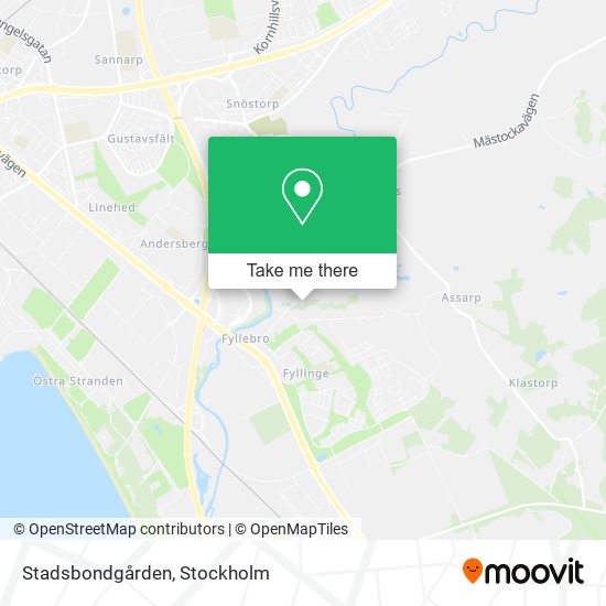 Stadsbondgården map