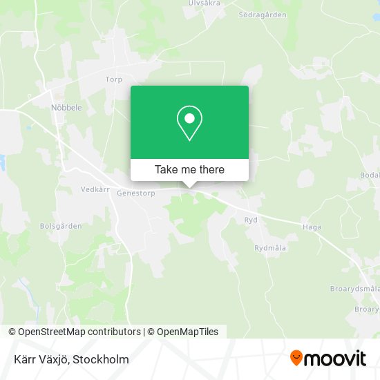 Kärr Växjö map