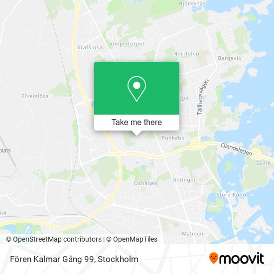 Fören Kalmar Gång 99 map