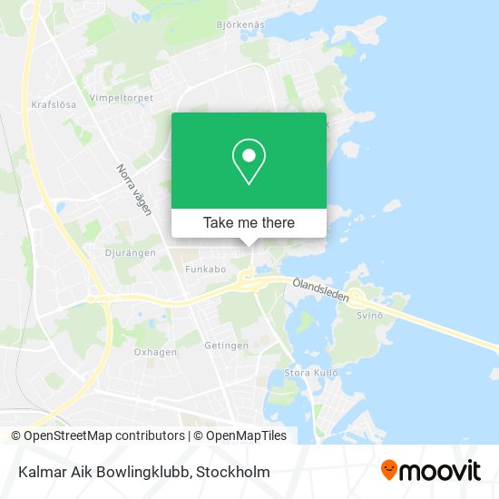 Kalmar Aik Bowlingklubb map