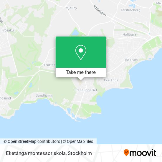 Eketånga montessoriskola map