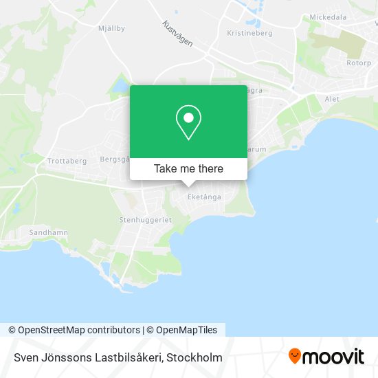 Sven Jönssons Lastbilsåkeri map