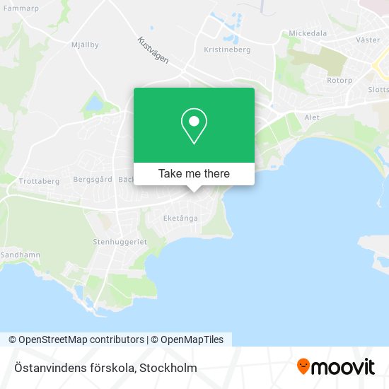 Östanvindens förskola map