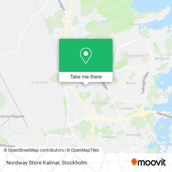 Nordway Store Kalmar map