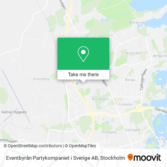 Eventbyrån Partykompaniet i Sverige AB map