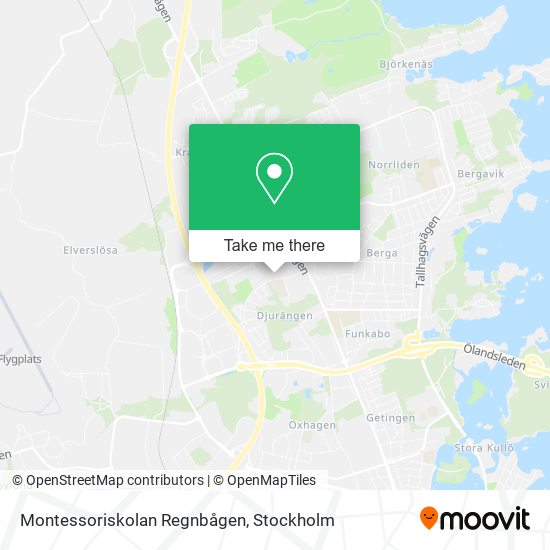 Montessoriskolan Regnbågen map