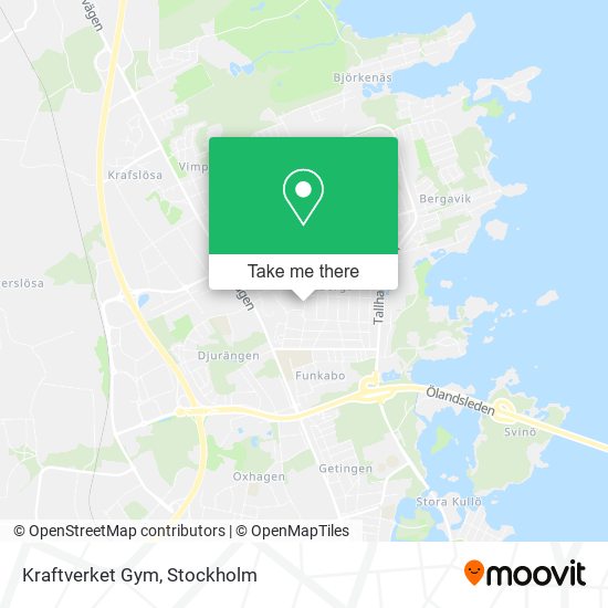 Kraftverket Gym map