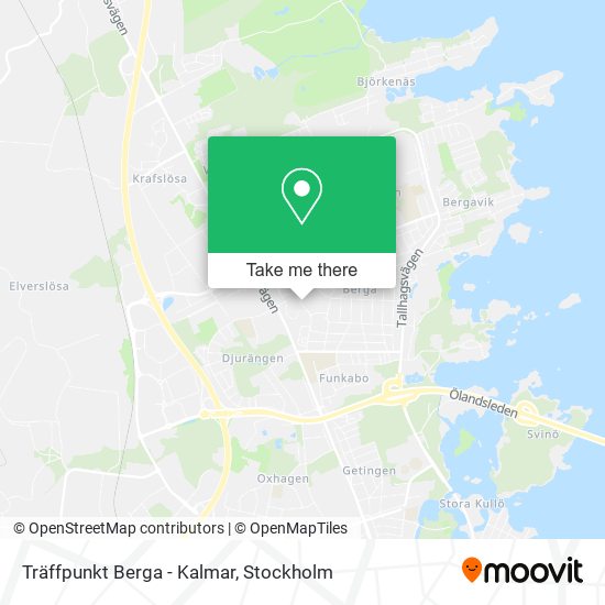 Träffpunkt Berga - Kalmar map