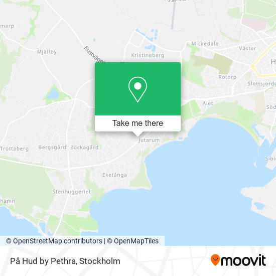 På Hud by Pethra map