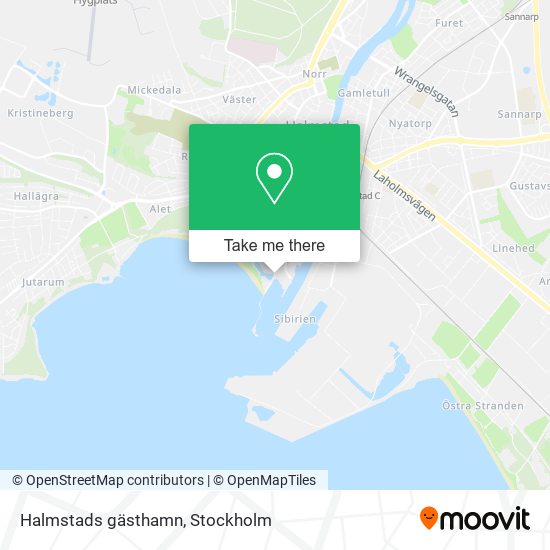 Halmstads gästhamn map