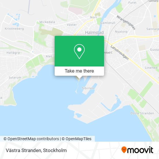 Västra Stranden map