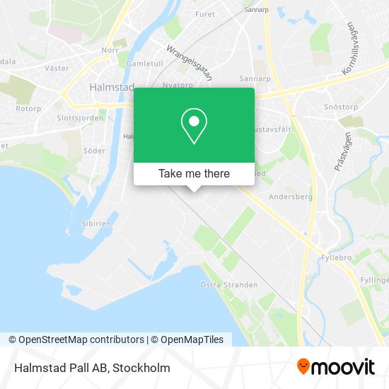 Halmstad Pall AB map