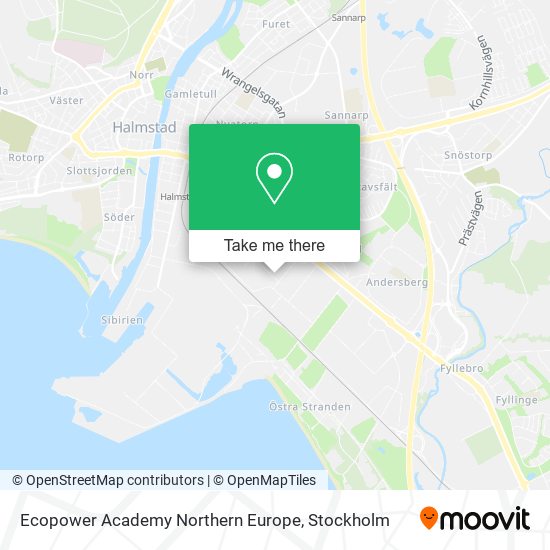 Ecopower Academy Northern Europe map