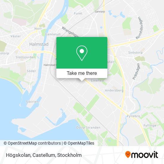 Högskolan, Castellum map