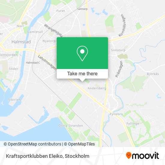 Kraftsportklubben Eleiko map