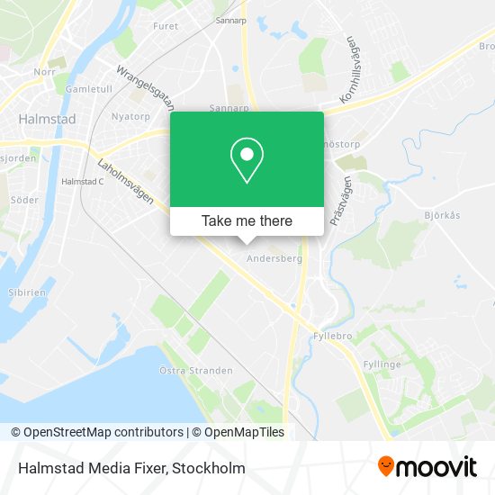 Halmstad Media Fixer map