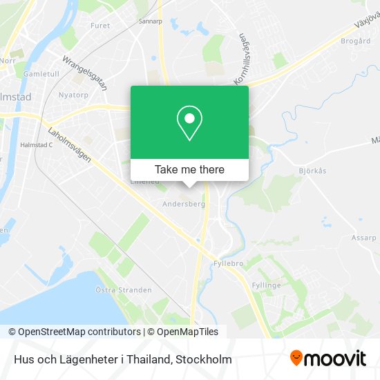 Hus och Lägenheter i Thailand map